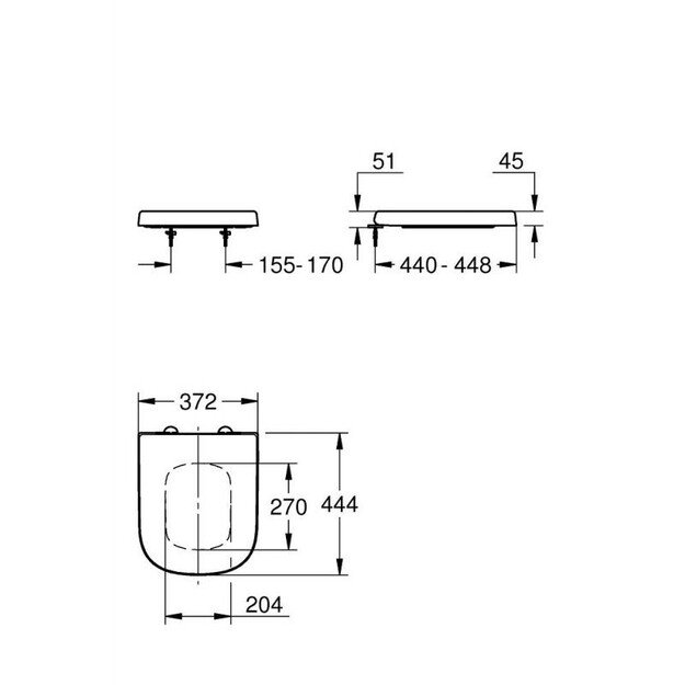 Unitazo sėdynė su dangčiu Euro Ceramic 39330002