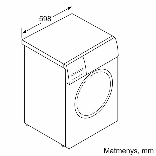 Skalbyklė Bosch WGG244ZPSN