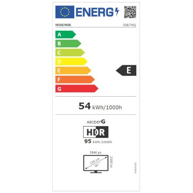 Televizorius Hisense 50E7NQ