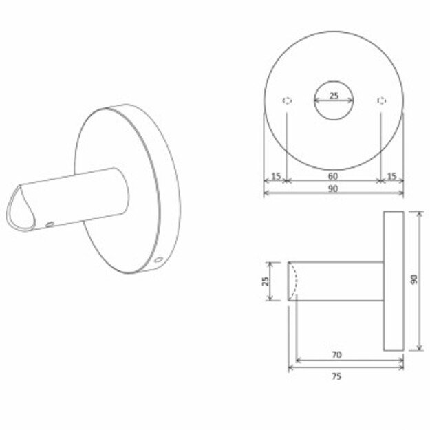 Adapteris Sapho ER130, juodas