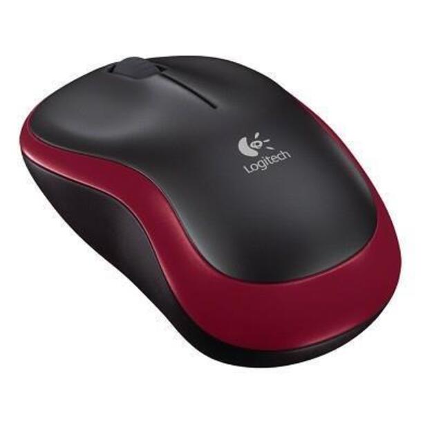 MOUSE USB OPTICAL CORDL. M185/RED 910-002240 LOGITECH