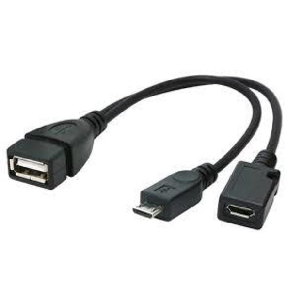 CABLE USB OTG AF +MICRO BF TO/MICRO BM A-OTG-AFBM-04 GEMBIRD