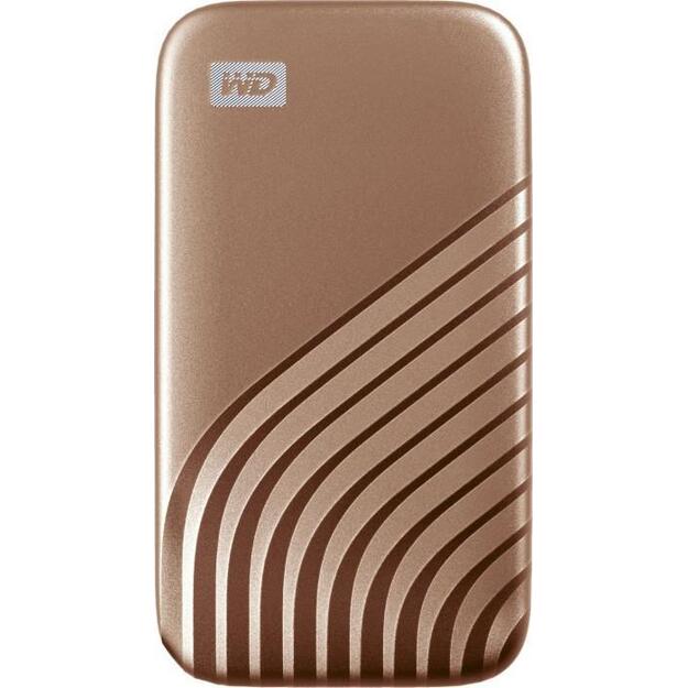 External SSD|WESTERN DIGITAL|My Passport|500GB|USB-C|USB 3.2|Write speed 1000 MBytes/sec|Read speed 1050 MBytes/sec|WDBAGF5000AGD-WESN