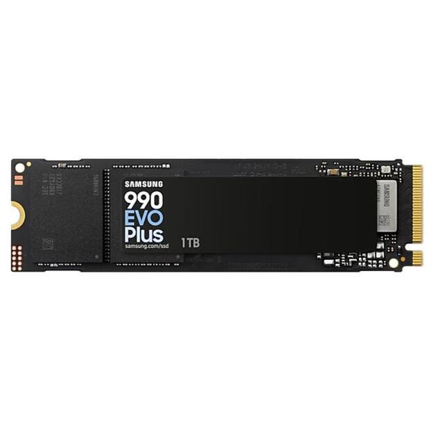 SSD|SAMSUNG|990 EVO Plus|1TB|M.2|PCIe Gen5|NVMe|TLC|Write speed 6300 MBytes/sec|Read speed 7150 MBytes/sec|2.38mm|TBW 1200 TB|MZ-V9S1T0BW