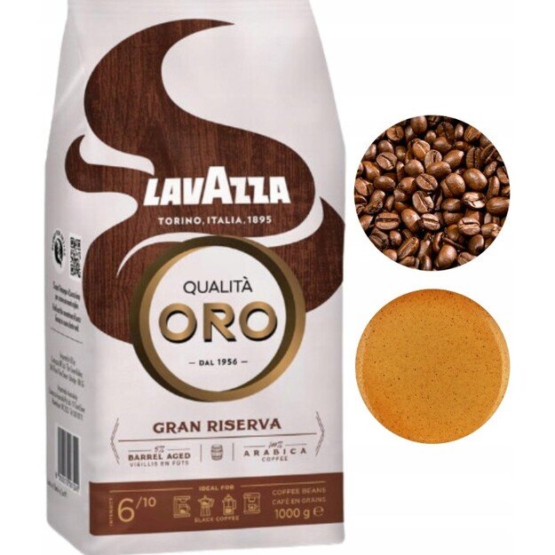 Kava pupelėmis Lavazza Qualita Oro Gran Riserva 1kg