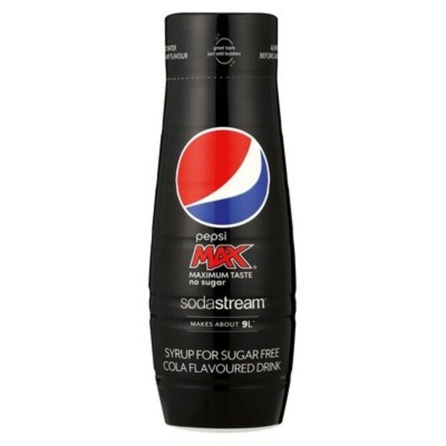 Sirupas gazuotų gėrimų gaminimo aparatui SodaStream, Pepsi Max, 440 ml