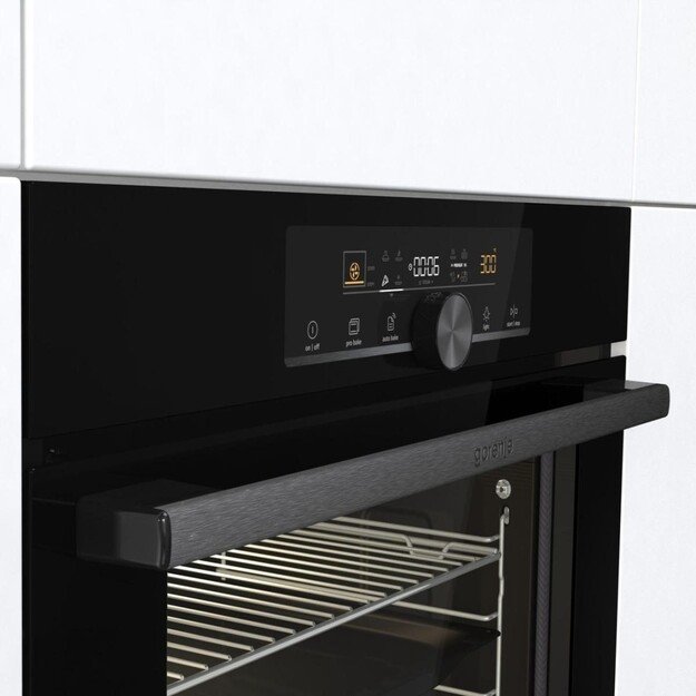 Įmontuojama orkaitė Gorenje BPS6747A06BG, su pirolize 3