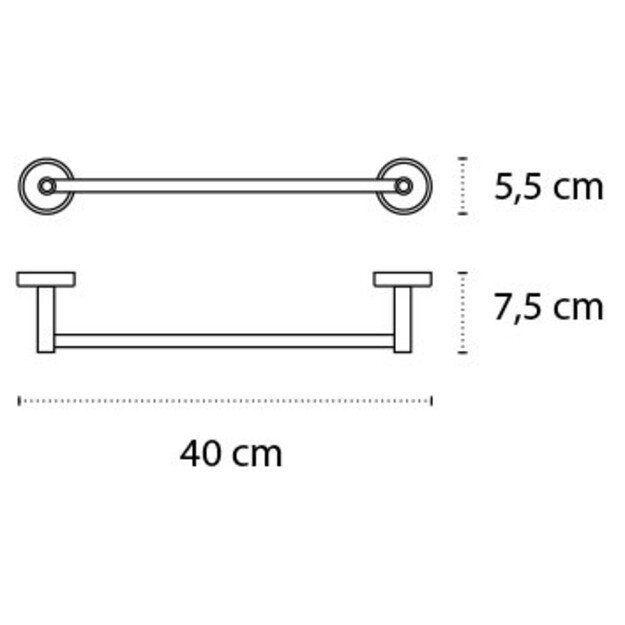 Rankšluosčio laikiklis OPTIMO 62 40 chromas 1
