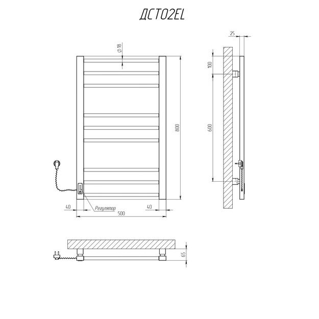 Rankšluosčių džiovintuvas Kosser Step 800x500/9 EL laikmatis juodas 2
