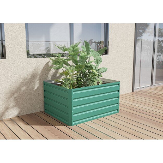 Pakelta lysvė G21 Daisy 63900243, 100 x 80 x 52 cm, metalinė, žalia 3