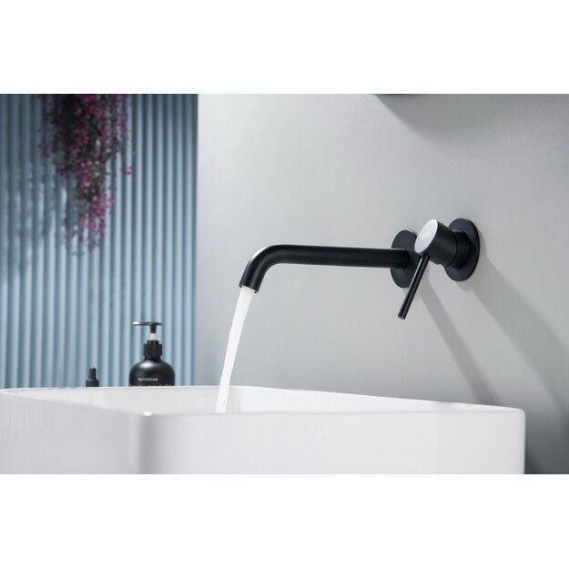 Potinkinis praustuvo maišytuvas BlueWater BOSTON BOS-BPU.110, juodas matinis 2