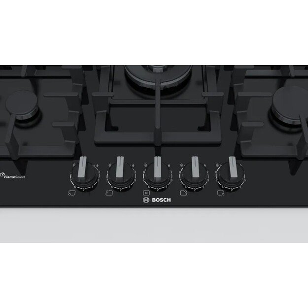 Įmontuojama dujinė kaitlentė Bosch PPQ7A6B90, 75 cm 1