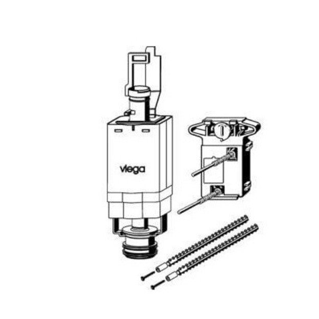 Vandens nuplovimo mechanizmas potinkiniam rėmui Viega 611224 2