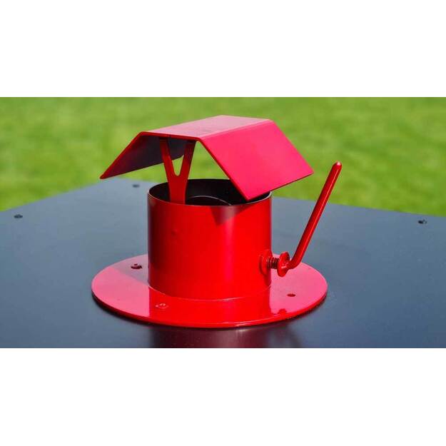 Rūkykla Royal grill 200L su nerūd. plieno grotelėmis ir ratukais + DOVANOS 2