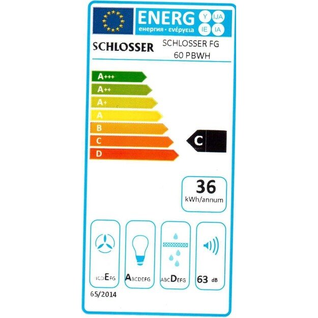Įmontuojamas gartraukis Schlosser FG60PBWH 1