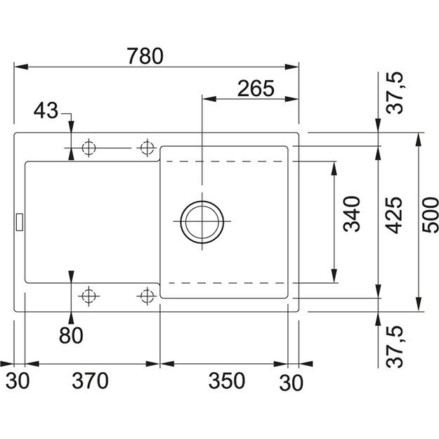 Plautuvė FRANKE Maris MRG 611 onyx 114.0176.603 1