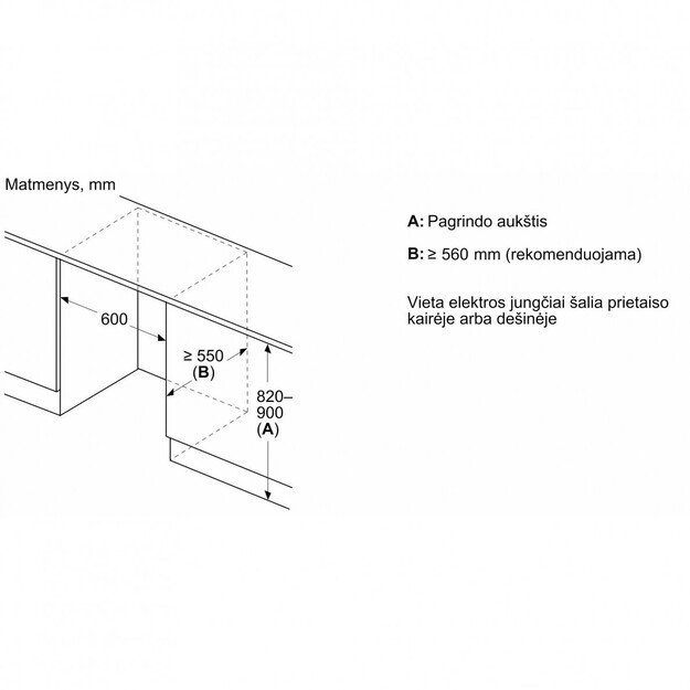 Įmontuojamas šaldiklis Bosch GUN21ADE0 5