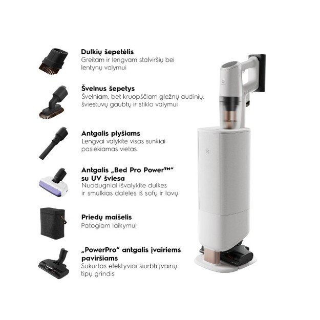 Belaidis dulkių siurblys Electrolux Hygienic UV EP83HB25UV 2
