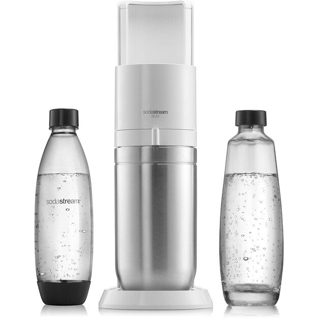 Gazuotų gėrimų gaminimo aparatas SodaStream Duo White