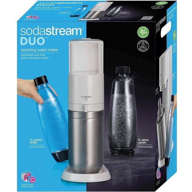 Gazuotų gėrimų gaminimo aparatas SodaStream Duo White 6
