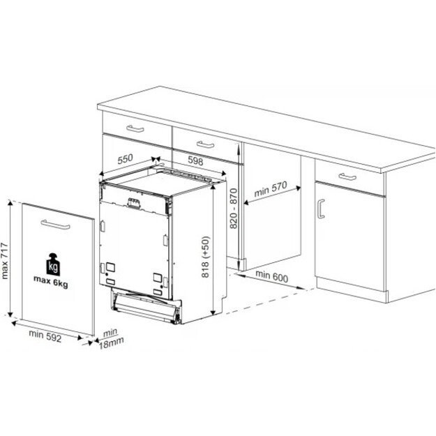 Indaplovė Beko BDIN16435 1