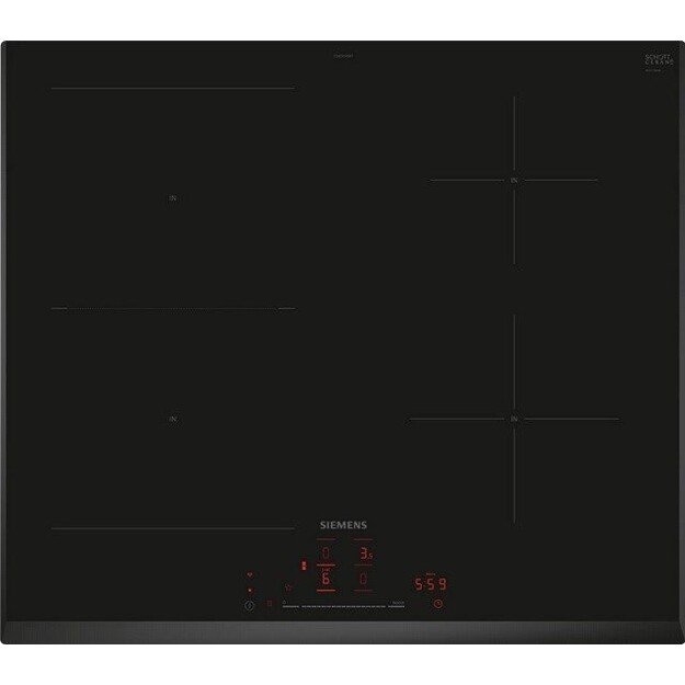 Įmontuojama indukcinė kaitlentė Siemens ED65KHSB1E