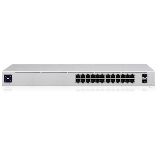 Switch|UBIQUITI|USW-Pro-24-PoE|Type L3|Desktop/pedestal|Rack|24x10Base-T / 100Base-TX / 1000Base-T|2xSFP+|PoE ports 24|PoE+ ports 16|400 Watts|USW-PRO-24-POE