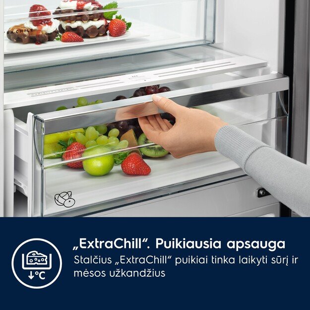 Įmontuojamas &scaron;aldytuvas Electrolux 600, TwinTech, ENCMUSP9S 7