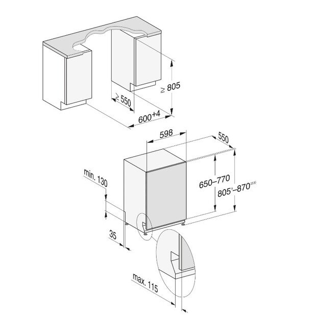Indaplovė MIELE G 7980 SCVi K2O OSW 2