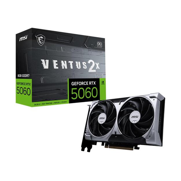 VGA PCIE16 RTX5060 8GB GDDR7/RTX5060 8G VENTUS 2X OC MSI