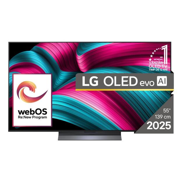 TV Set|LG|55 |OLED/4K/Smart|3840x2160|Wireless LAN|Bluetooth|webOS|Black|OLED55C51LA