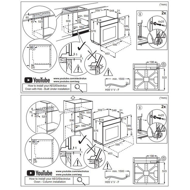 Įmontuojama orkaitė Electrolux 700 serija MealAssist, LOE8F38X 1