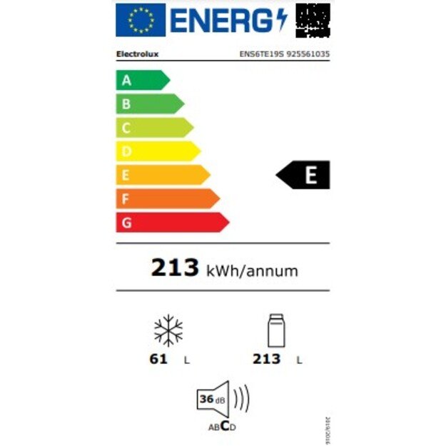 Įmontuojamas &scaron;aldytuvas Electrolux ENS6TE19S 2