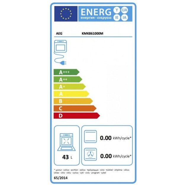 Orkaitė AEG KMK861000M 2