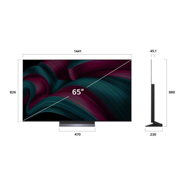 OLED televizorius LG evo AI C5 4K Smart, 65C51LA, OLED65C51LA 2