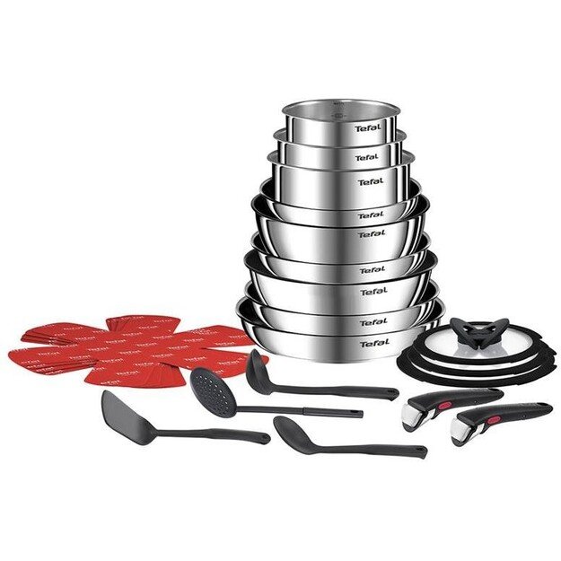 Puodų ir keptuvių rinkinys Tefal Ingenio Emotion L897SM74, 22 vnt
