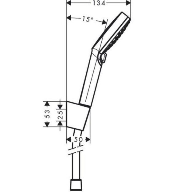 Rankinis dušas su laikikliu Hansgrohe Crometta 26691400 1