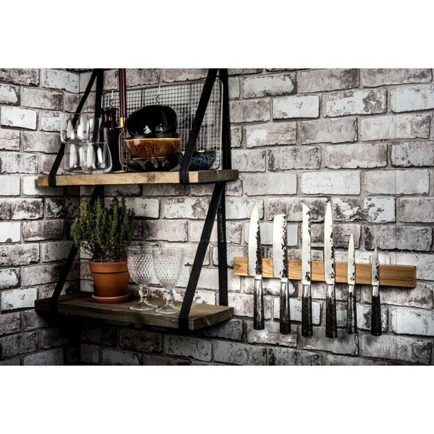 Magnetinis Ąžuolinis peilių laikiklis Style De vie 3