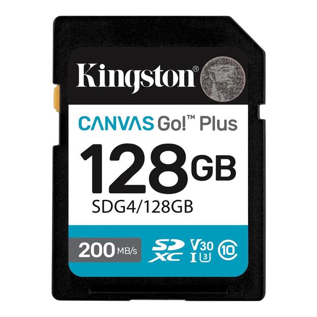 MEMORY SDXC 128GB UHS-I/SDG4/128GB KINGSTON
