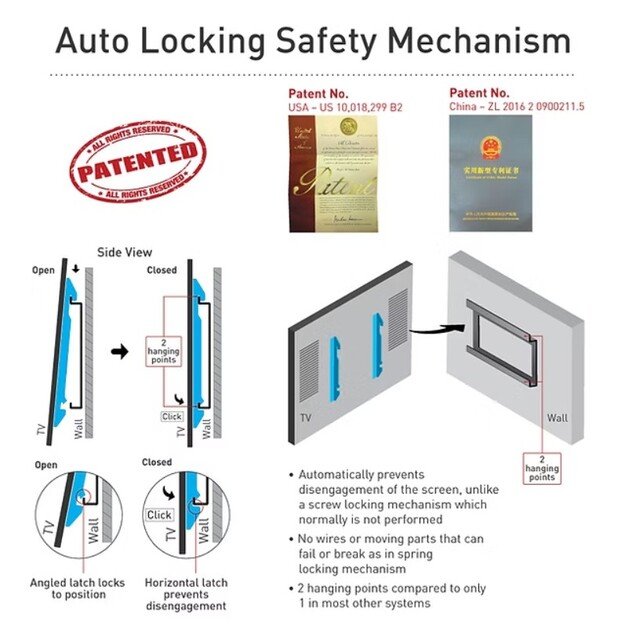 televizoriaus laikiklis Barkan BARKAN BM410T 13 -90  4