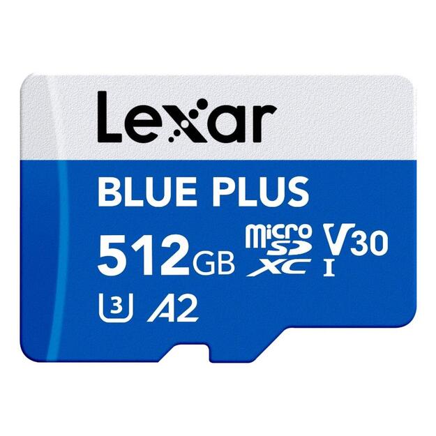 MEMORY MICRO SDXC 512GB UHS-I/W/A LMSBLPL512G-BNANG LEXAR