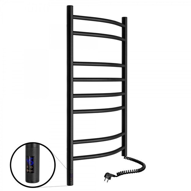 El.rank&scaron;luosčių džiovintuvas Navin Kamelia 480*800 Sensor su laikmačiu de&scaron;inė juodas 12-207033-4880 4