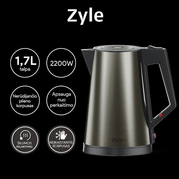 El. Virdulys Zyle ZY221BK, 1.7l 1