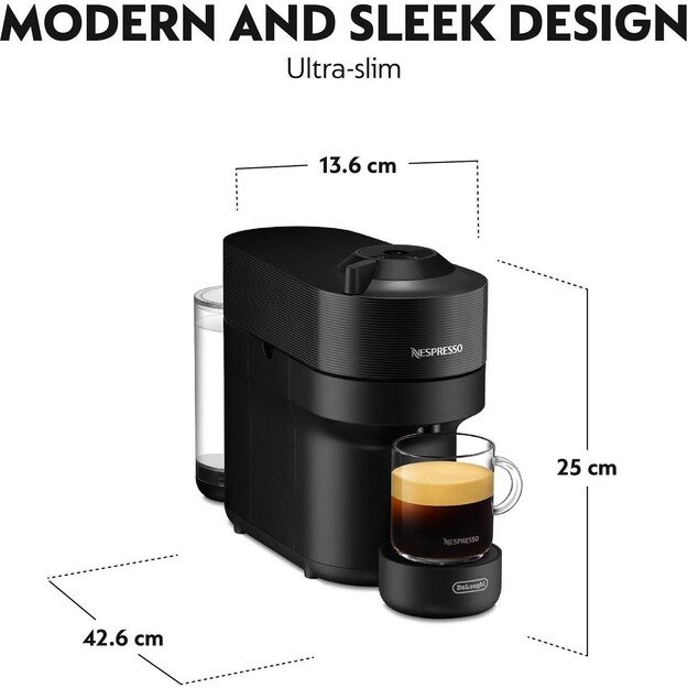 Kapsulinis kavos aparatas DeLonghi Nespresso Vertuo Pop ENV90.B 2