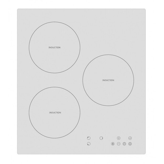 Balta įmontuojama indukcinė kaitlentė SCHLOSSER PI403T1WHITE