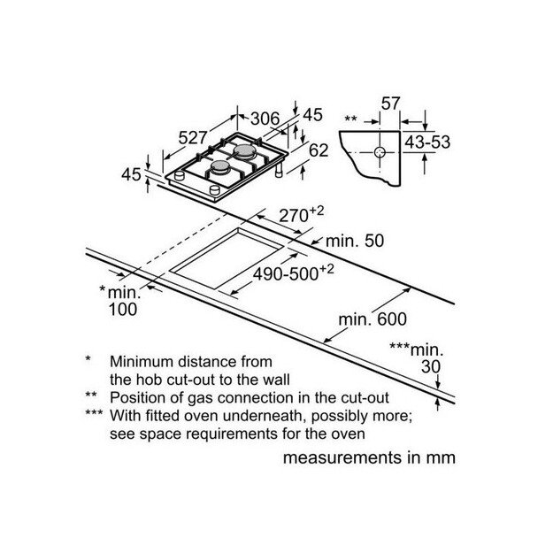 Dujinė kaitlentė BOSCH PRB3A6B70 1