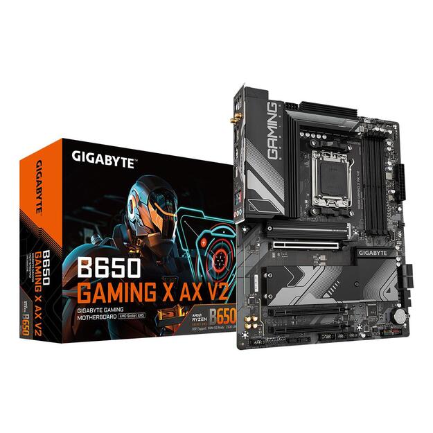 Mainboard|GIGABYTE|AMD B650|SAM5|ATX|Memory DDR5|Memory slots 4|1xPCI-Express 16x|1xPCI-Express 3.0 1x|3xM.2|1xHDMI|1xDisplayPort|3xUSB 2.0|4xUSB 3.2|1xUSB-C|1xPS/2|1xRJ45|3xAudio port|B650GAMINGXAXV21.2