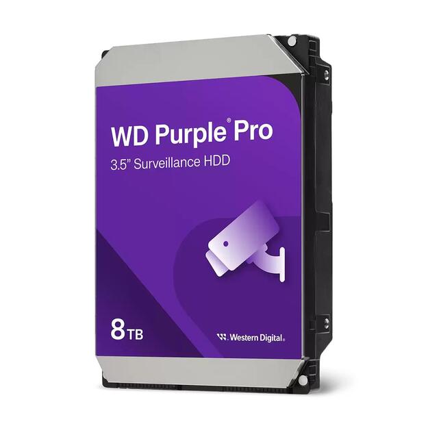HDD|WESTERN DIGITAL|Purple| 8 TB|Serial ATA|7200 RPM|3.5  |WD8002PURP