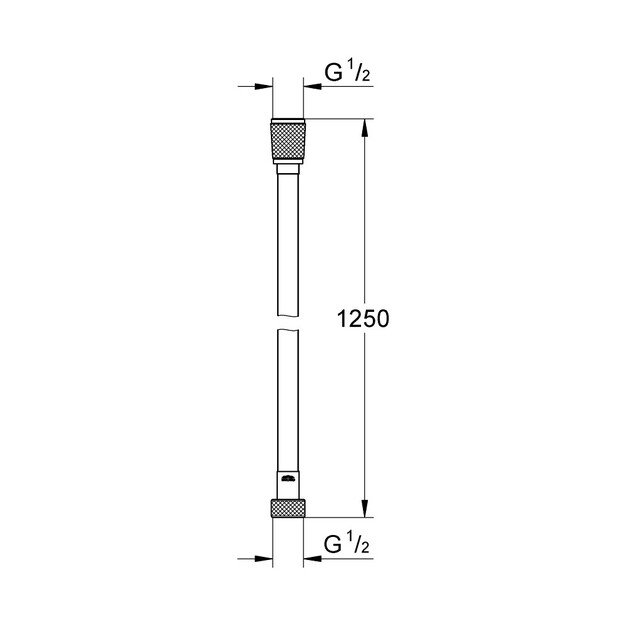 Silverflex du&scaron;o žarna 1250mm., 1/2 x1/2  28362001 1