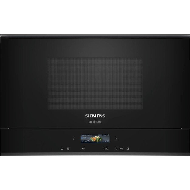 Įmontuojama mikrobangų krosnelė Siemens iQ700, BF922R1B1, 21 l